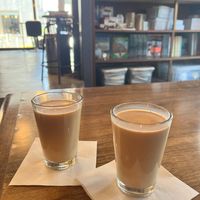 Chai with oat milk   at Fuglen in Tokyo