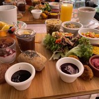 Vegan brunch platter, 25€  at Bistrot and Chocolat in Strasbourg
