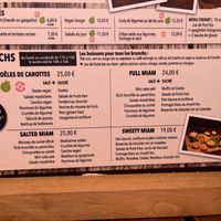 Brunch menu  at Bistrot and Chocolat in Strasbourg