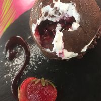 My vegan dessert was the best! at Bistrot and Chocolat in Strasbourg