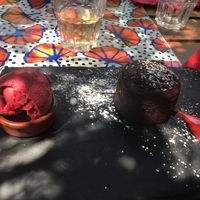 Fondant au chocolat at Bistrot and Chocolat in Strasbourg
