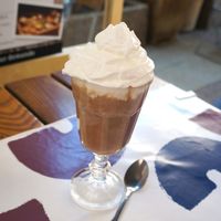 Chocolate + Whipped Cream (vegan) at Bistrot and Chocolat in Strasbourg