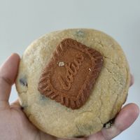 Lotus biscoff giant cookie at Harry's at 387 in Belfast