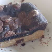 Cookie dough brownie at Harry's at 387 in Belfast