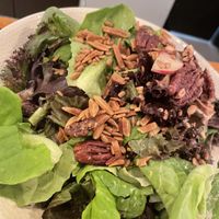 Leaves salad, ask to remove the cheese. Loved it  at 1910 in Degania Alef