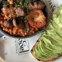 Vegan hangover breakfast  at Lagom in Amsterdam