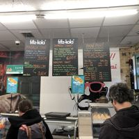 Menu. Prices changed slightly. Curry now costs 6,90€.  at Zora in Berlin