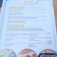 1 vegan tacos option, 1 vegan bowl.. at D'ouro Soulfood Bistro in Salzburg