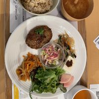 Set lunch  at Genmai Cafe in Osaka