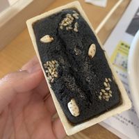 Black sesame cake   at Genmai Cafe in Osaka