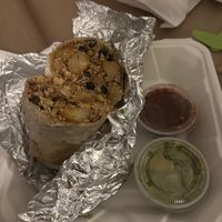 Vegan breakfast burritoos  at Alchemist Coffee - West End in Boise