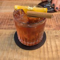 Festive Negroni at This Place Doesn't Need A Name in Riga