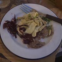 Vegan Sardinian ravioli  at ARUTAS Bistrot and Cocktail Bar in La Maddalena