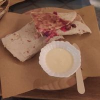 Beetroot burrito at ARUTAS Bistrot and Cocktail Bar in La Maddalena