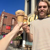   at Luther's Scoops in Brunswick