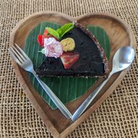 Chocolate and banana pie ♥️ at Wild - Indonesian & Balinese Food, Drinks and Desserts in Ubud