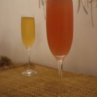 Strawberry Lemonade Water Kefir. at Wild - Indonesian & Balinese Food, Drinks and Desserts in Ubud