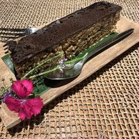 Chocolate slice 🤤  at Wild - Indonesian & Balinese Food, Drinks and Desserts in Ubud