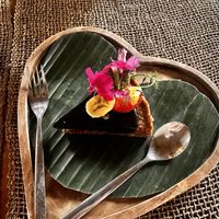 Banana chocolate pie !! Not too sweet but so so delicious… highlight of the day for a sweet tooth like me   at Wild - Indonesian & Balinese Food, Drinks and Desserts in Ubud