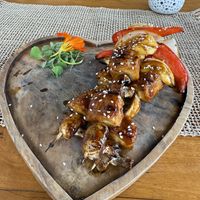 BBQ plate was delicious   at Wild Vegan in Ubud