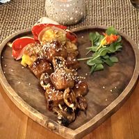 Protein skewers  at Wild Vegan in Ubud