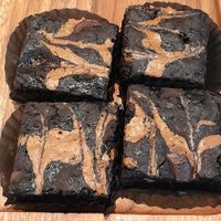 Picked up a brownie for our picnic 😋 at Grounded  in El Nido