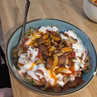 Vegane Manti mit Pilzen at Lezizel Manti - RiemArcaden in Munich