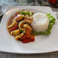 Sweat and sour tofu   at Patthaya Thai in Viana Do Castelo