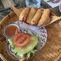 Vegetable spring rolls   at Patthaya Thai in Viana Do Castelo