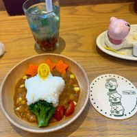 vegan curry! at Kirby Cafe  in Tokyo