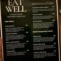 x2 vegan options on this menu  at High on Chai in Koh Tao