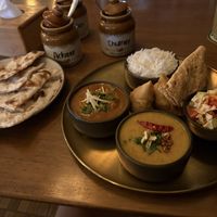 Vegetarian sample menu made vegan   at High on Chai in Koh Tao