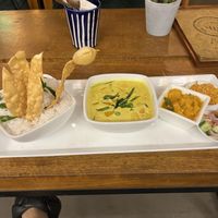 Vegan mixed vegetable curry   at The Barn by Starbeans in Ella