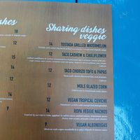 Menu at Mexcalli in Ghent