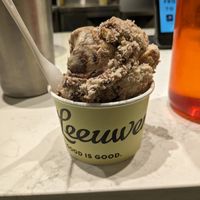 Vegan Churro and fudge at Van Leeuwen Ice Cream - Prospect St NW in Washington
