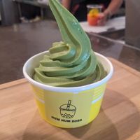 Matcha soft serve at NUM NUM BOBA - South Reno in Reno