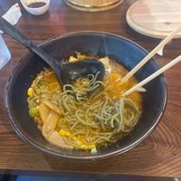 Spicy Creamy Vegan Ramen is amazing!  at Sasuke Ramen House in Rapid City