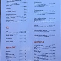 Menu at LOKAL Potsdam in Potsdam