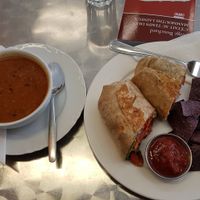 Today's vegan lunch at The Bleeding Carrot in Owen Sound