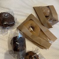 Donuts and different muffins   at Hajimarini - ハジマリニ 奉還町店 in Okayama