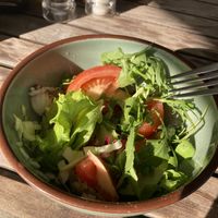 Side salad  at Martinerhof's Brauhotel in St Martin In Passeier