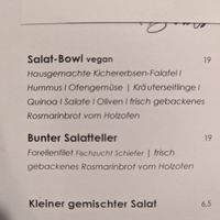 Vegan salat bowl at Martinerhof's Brauhotel in St Martin In Passeier