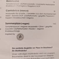 Vegan Sommerpizza at Martinerhof's Brauhotel in St Martin In Passeier
