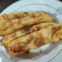 Fried Banana with caramel and cinnamon at Siboghana Waroeng in Ubud