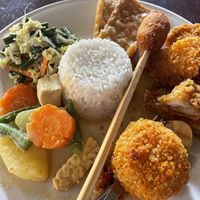 Nasi campur  at Siboghana Waroeng in Ubud