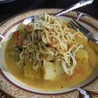 Kare noodle at Siboghana Waroeng in Ubud