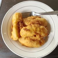 Crispy fried banana at Siboghana Waroeng in Ubud