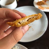 Reallllllly good fried mushrooms (with sweet chili sauce) 20k at Siboghana Waroeng in Ubud