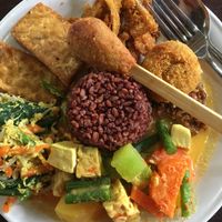 Nasi campur  at Siboghana Waroeng in Ubud