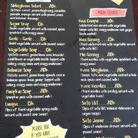 Menu in new design! at Siboghana Waroeng in Ubud